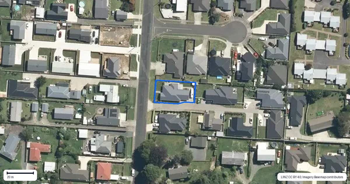 Property context map for 29A Walmsley Street, Kihikihi, Te Awamutu