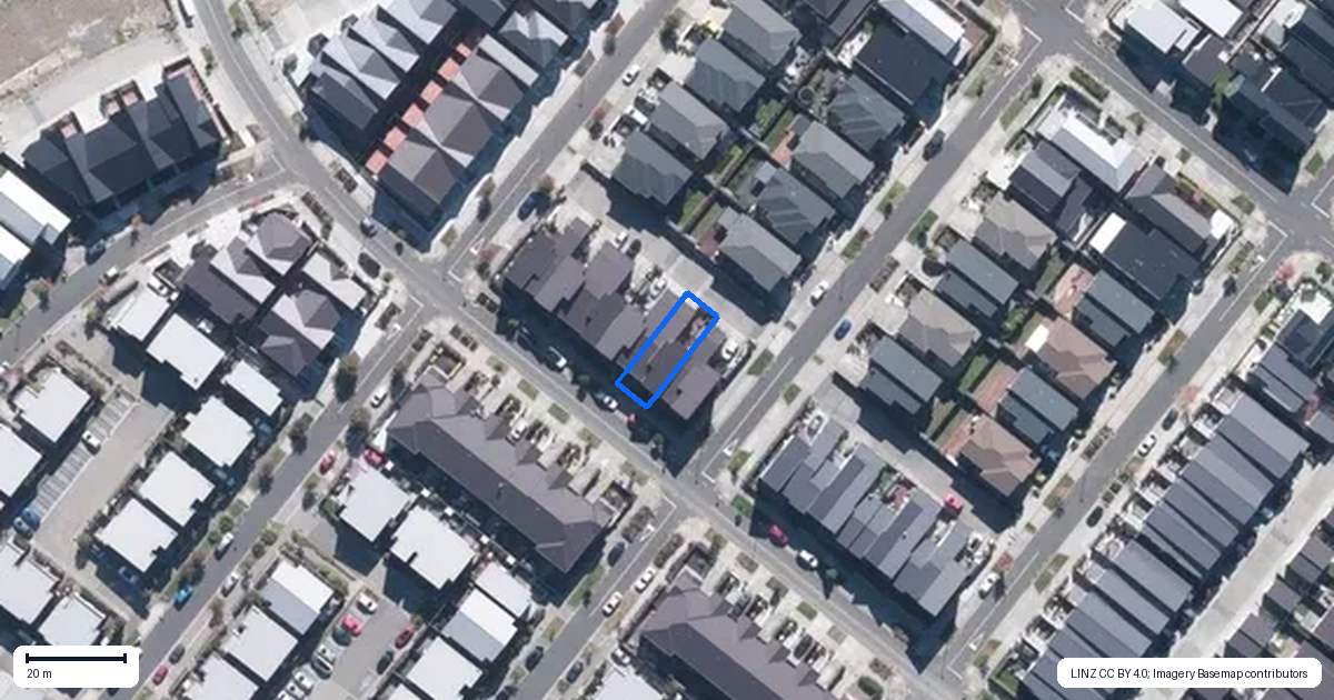 Property context map for 20 Waterlily Street, Hobsonville, Auckland