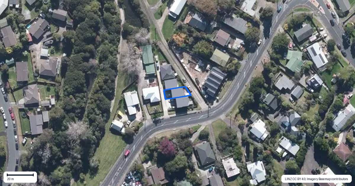 Property context map for 17B Seymour Road, Sunnyvale, Auckland