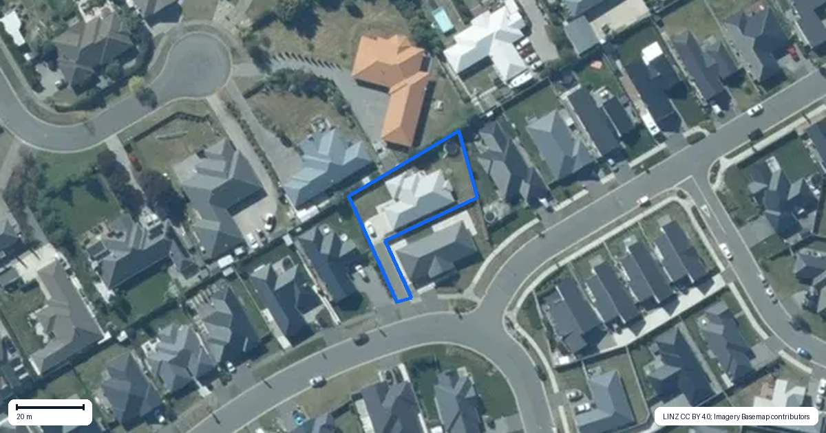 Property context map for 35 Fairbairn Road, Rolleston