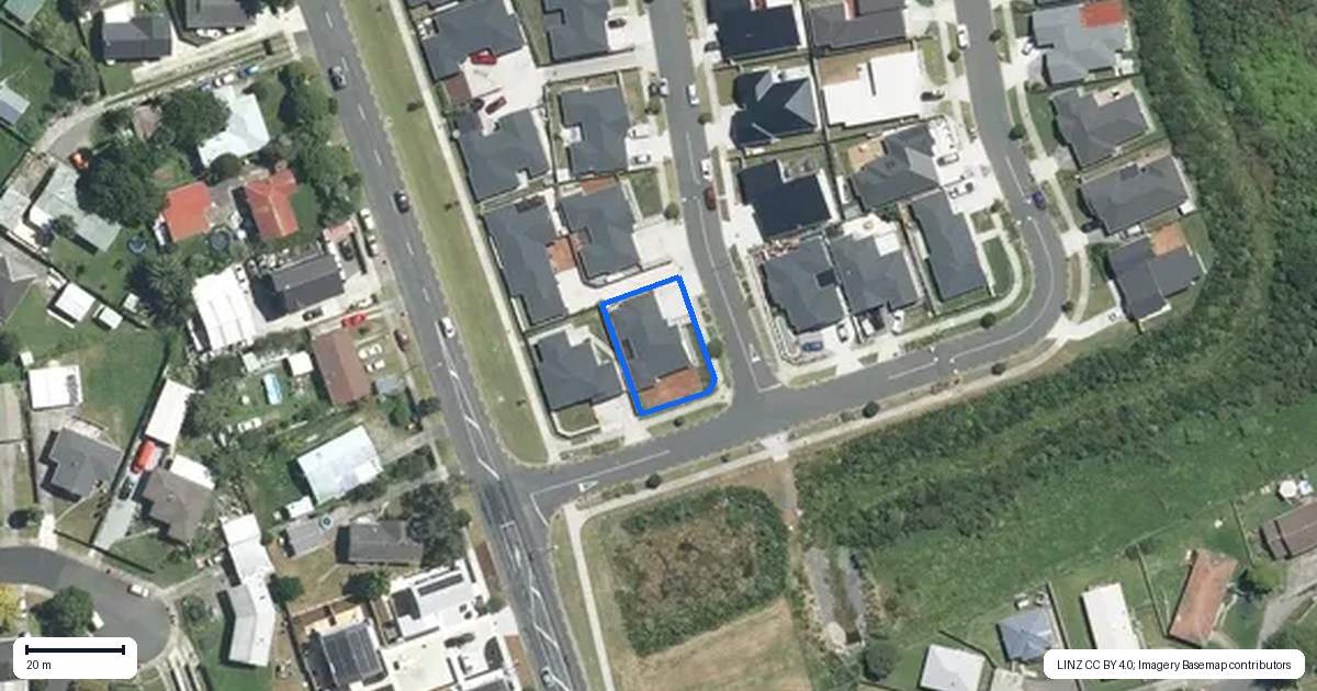 Property context map for 4 Holcroft Street, Papakura