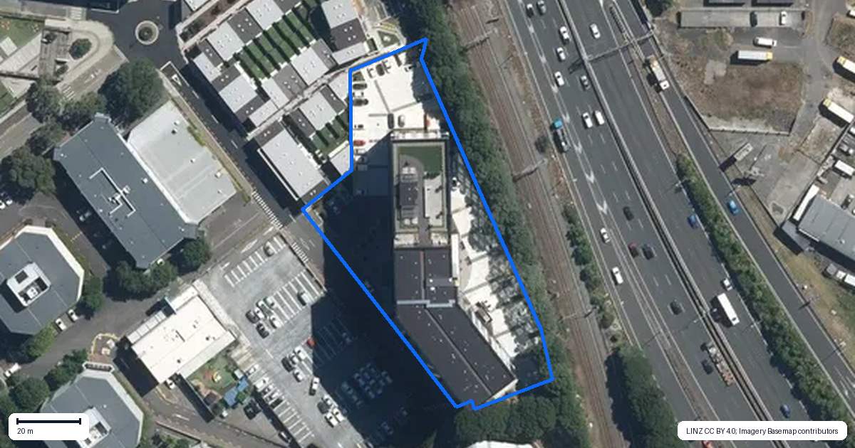 Property context map for 712/20 Park Avenue, Ellerslie, Auckland