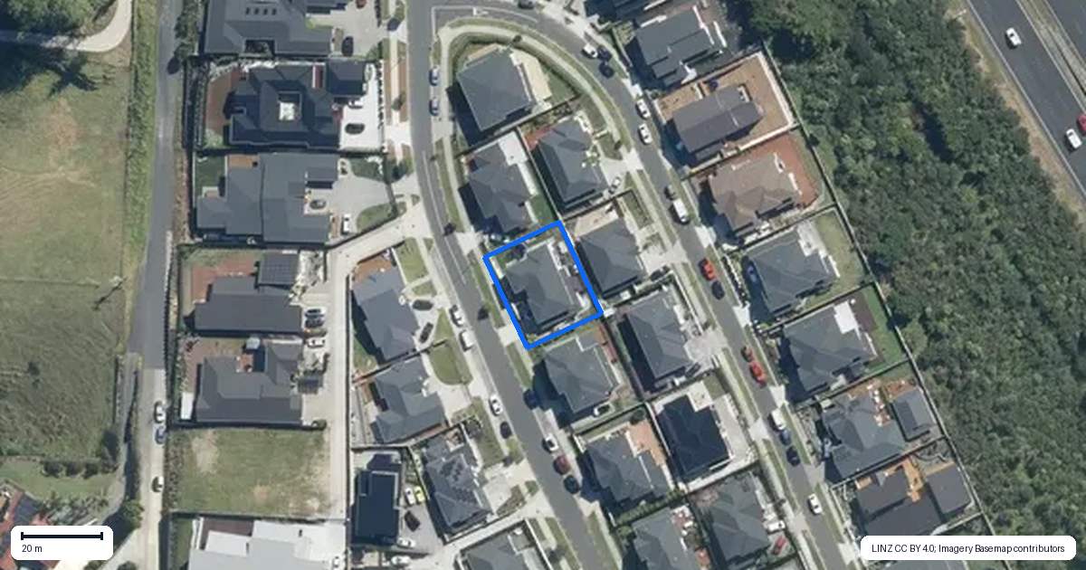 Property context map for 47 Kewa Road, Albany Heights, Auckland