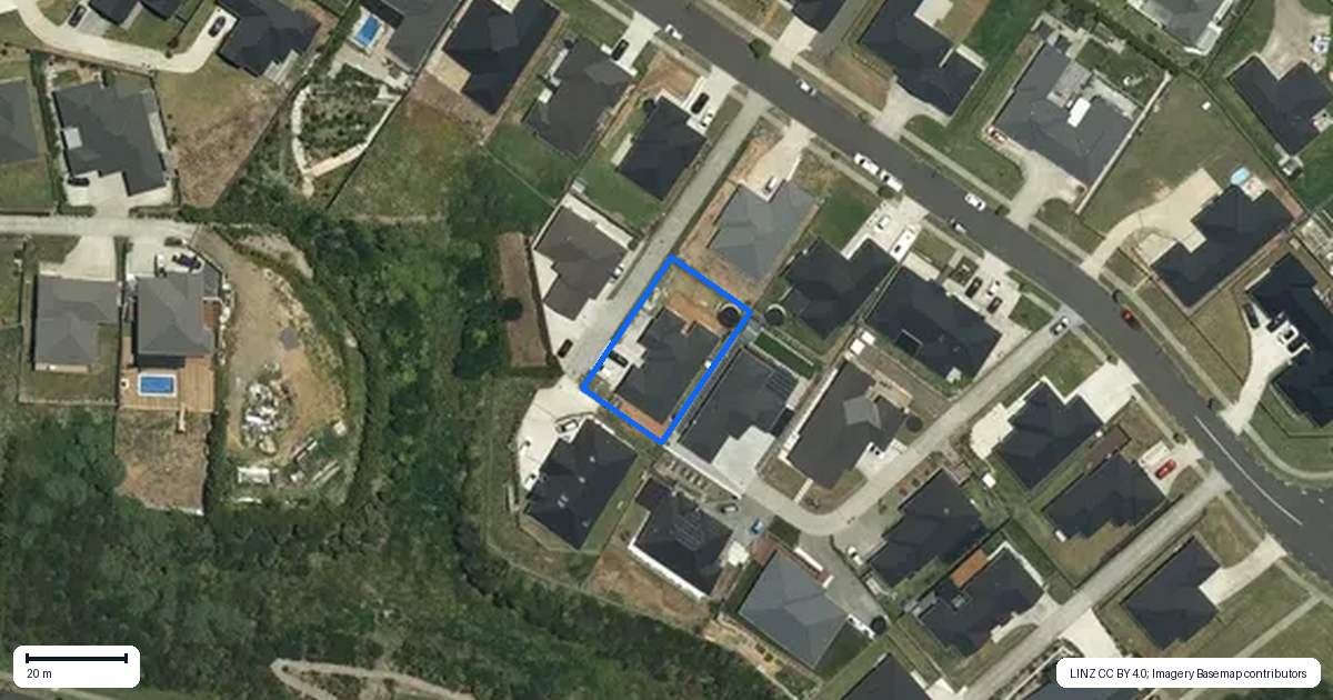 Property context map for 29 Flannery Road, Pokeno