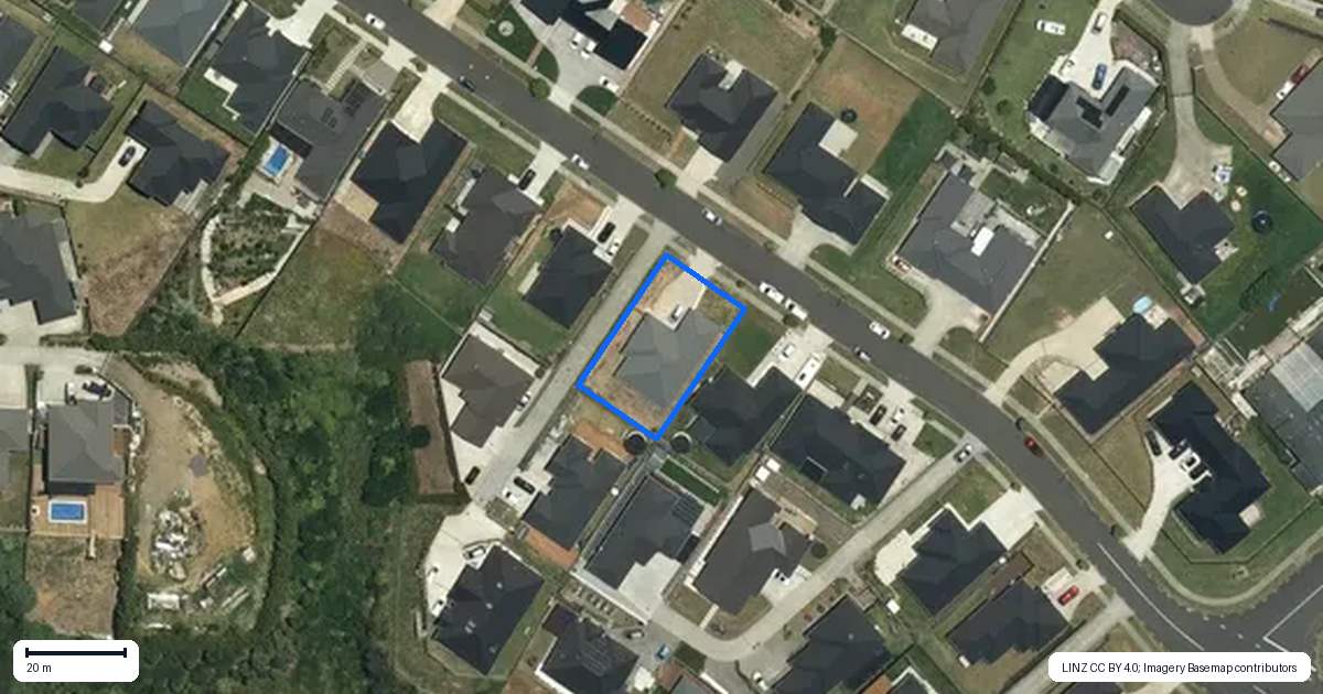 Property context map for 27 Flannery Road, Pokeno