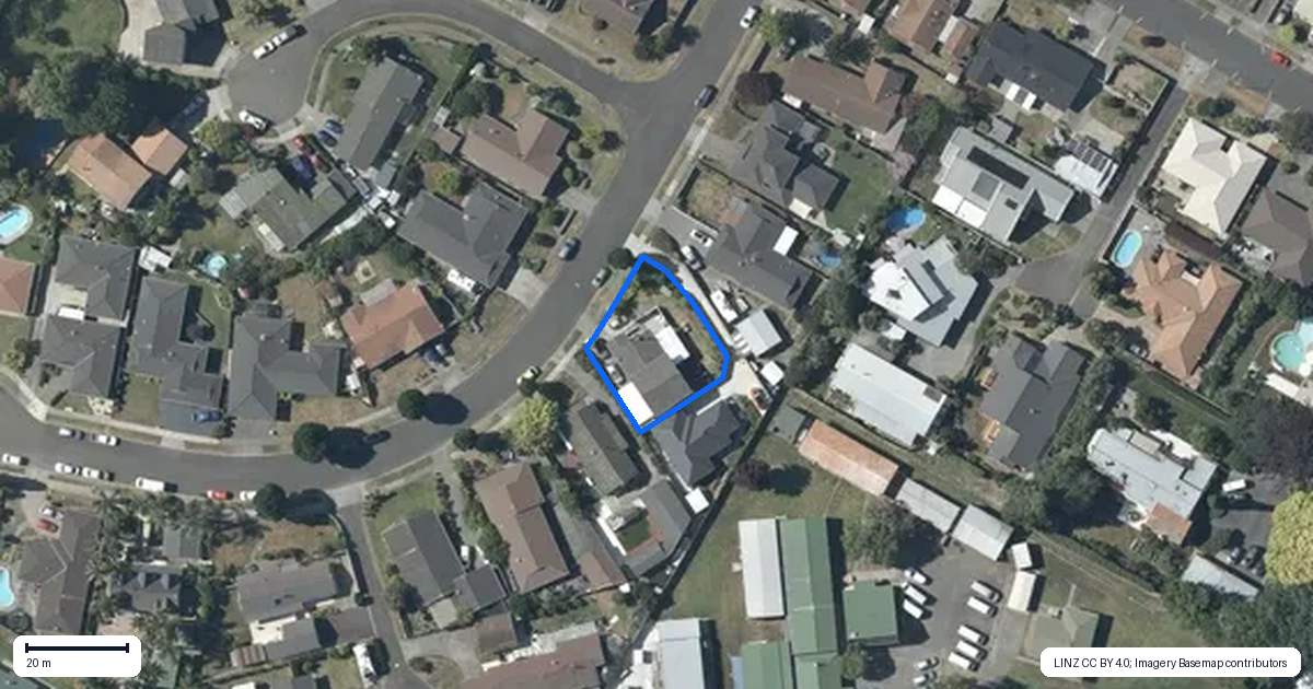 Property context map for 9 Lowther Place, Taradale, Napier