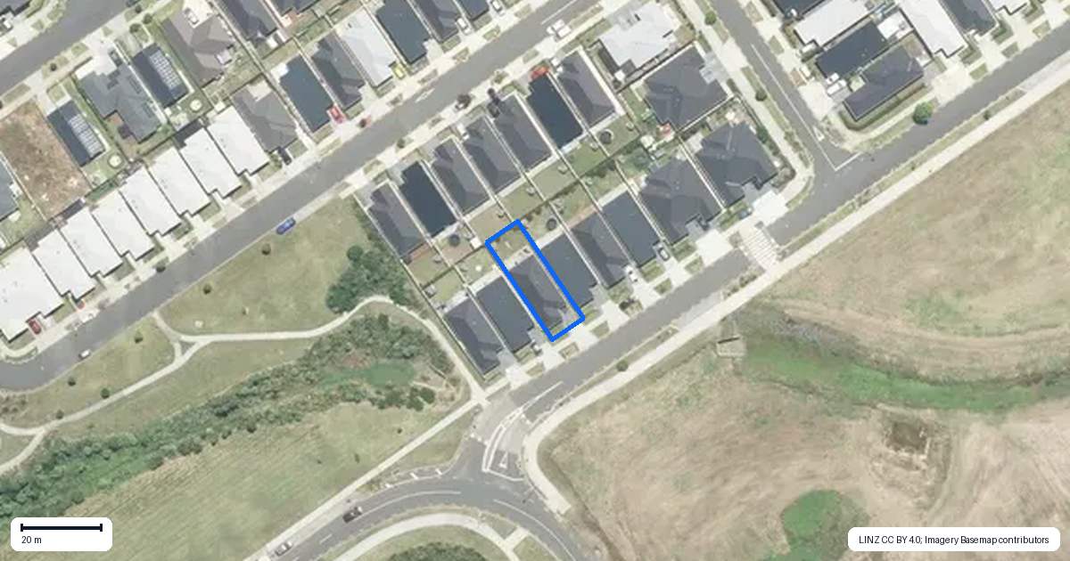 Property context map for 71 Belmont Road, Pukekohe