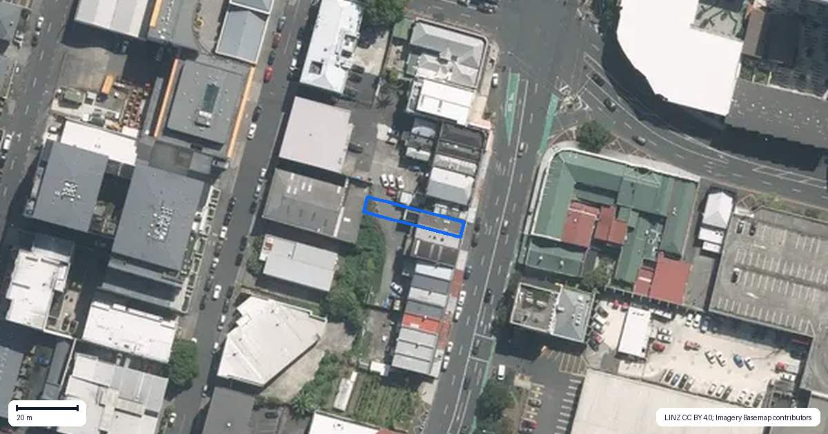 Property context map for 235 Symonds Street, Eden Terrace, Auckland