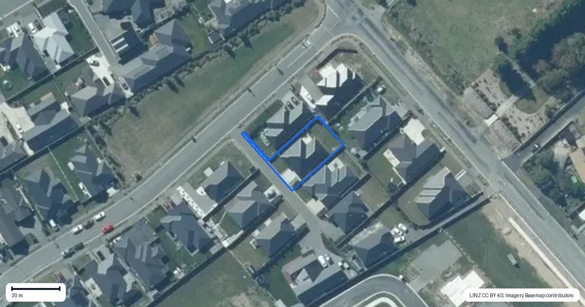 Property context map for 5 Chris Drive, Rolleston