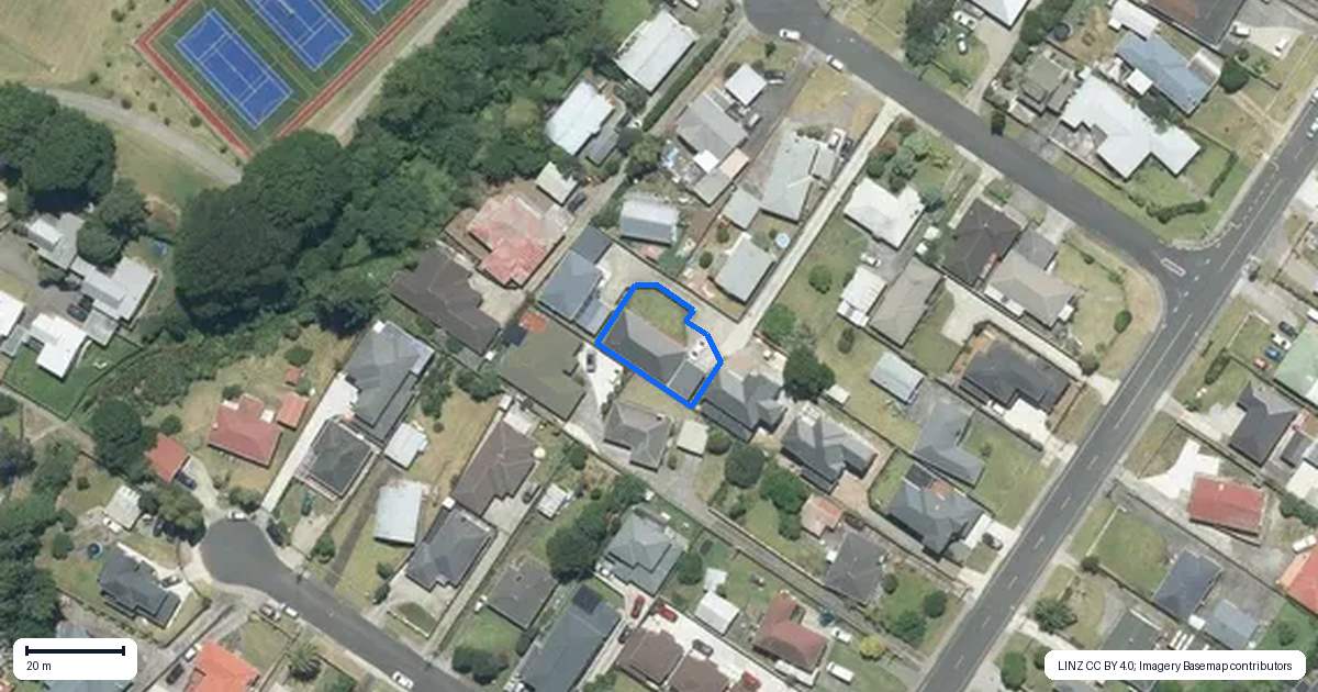 Property context map for 6 Dennis Road, Papatoetoe, Auckland