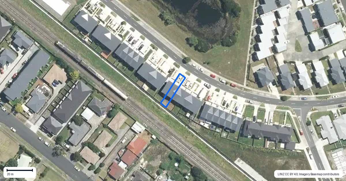 Property context map for 47A Soaring Bird Drive, Takanini, Auckland