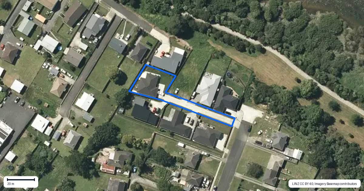 Property context map for 27 North Street, Ngaruawahia