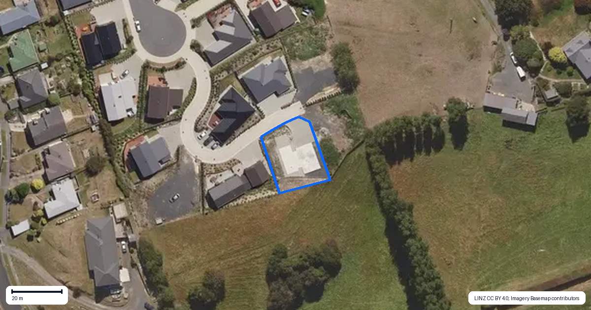 Property context map for 10 Ella Lane, Green Island, Dunedin