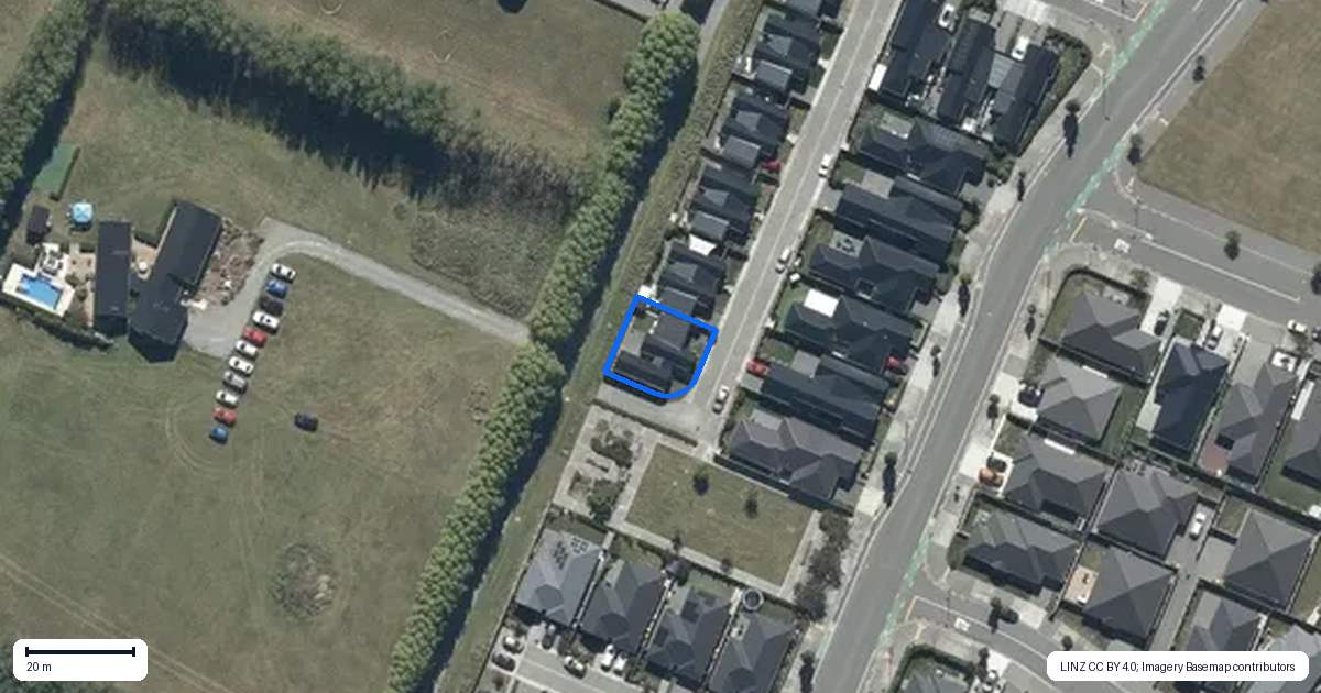 Property context map for 12 Founders Lane, Yaldhurst, Christchurch