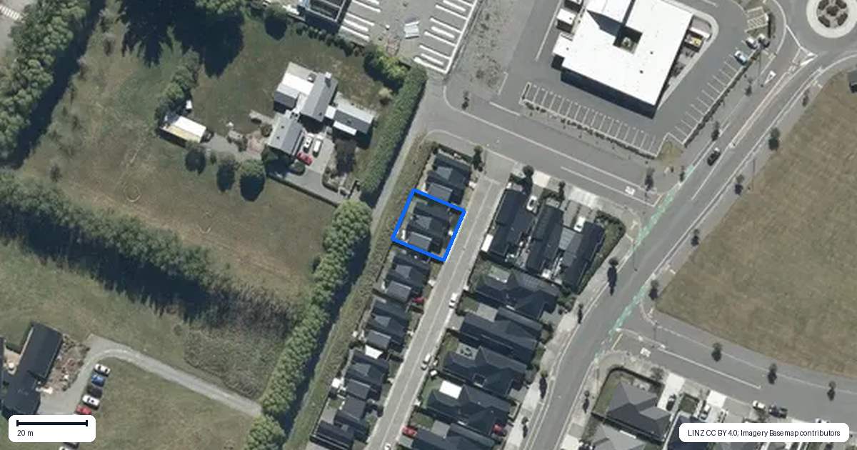 Property context map for 4 Founders Lane, Yaldhurst, Christchurch