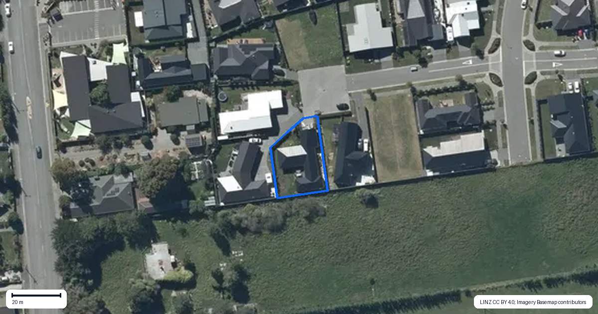 Property context map for 7 Winning Post Place, Halswell, Christchurch