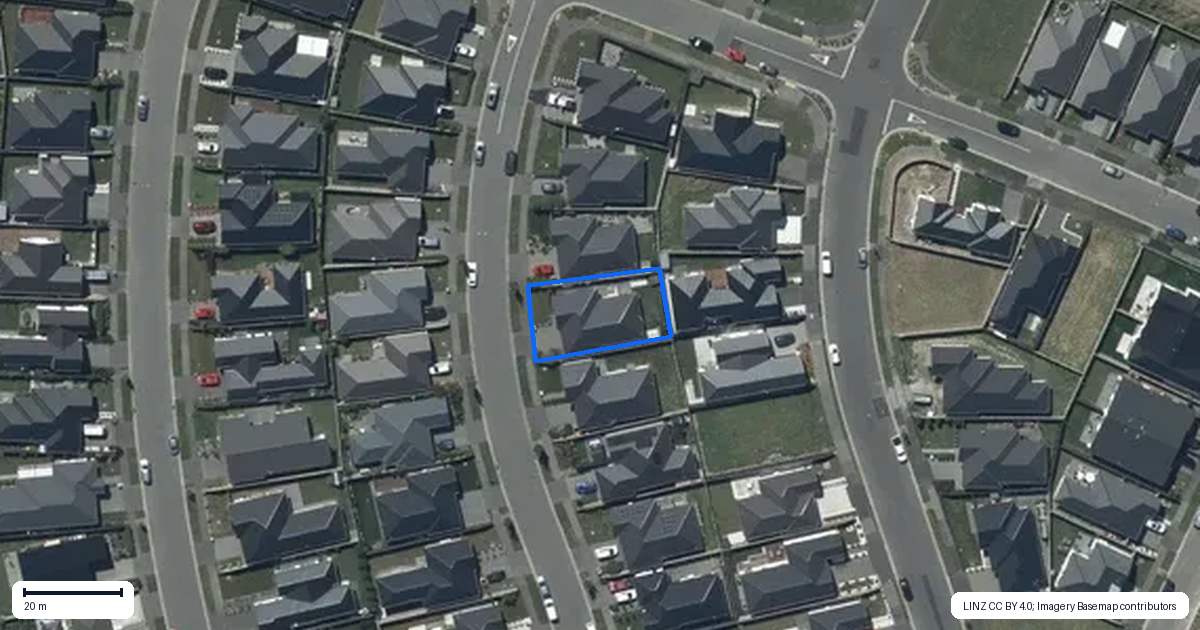 Property context map for 14 Allied Road, Halswell, Christchurch