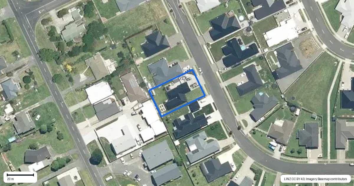 Property context map for 31 Costello Drive, Ngatea