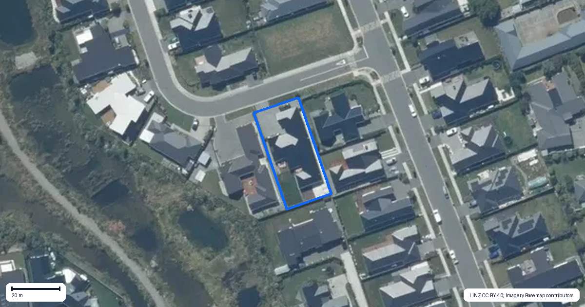 Property context map for 14 Putakitaki Street, Lincoln