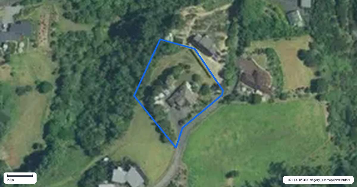 Property context map for 27 Ruru Lane, Kerikeri