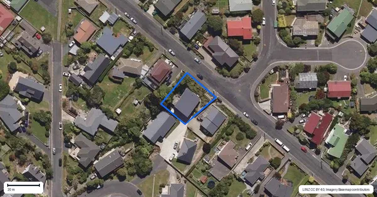 Property context map for 68A Tower Avenue, Waverley, Dunedin