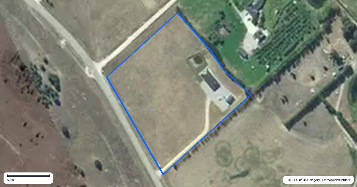 Property context map for 288 Letts Gully Road, Letts Gully, Alexandra