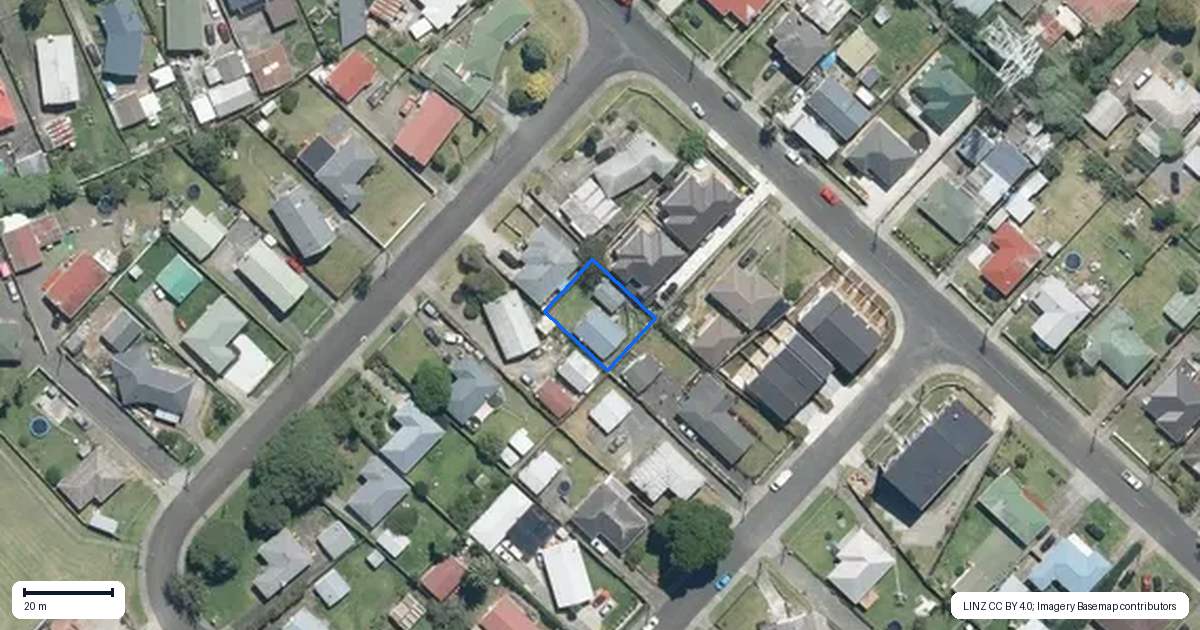 Property context map for 4B Whitley Crescent, Otara, Auckland