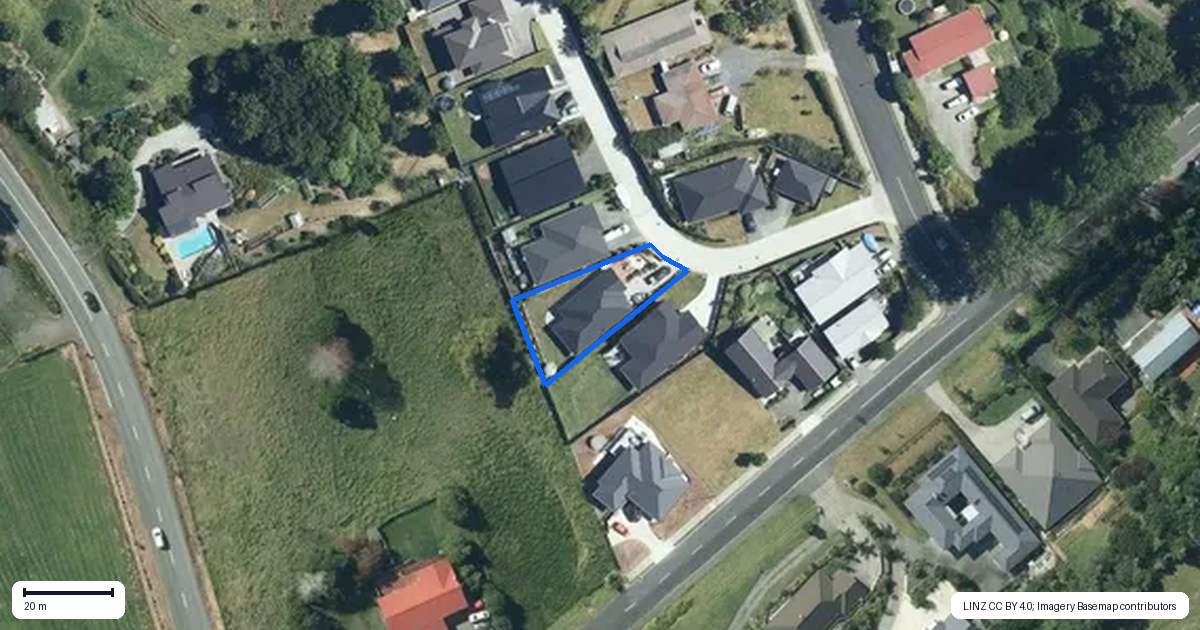 Property context map for 7 Hikuwai Lane, Warkworth