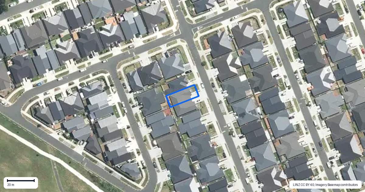 Property context map for 22 Kapowai Boulevard, Takanini, Auckland