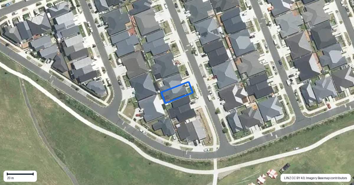 Property context map for 8 Kapowai Boulevard, Takanini, Auckland