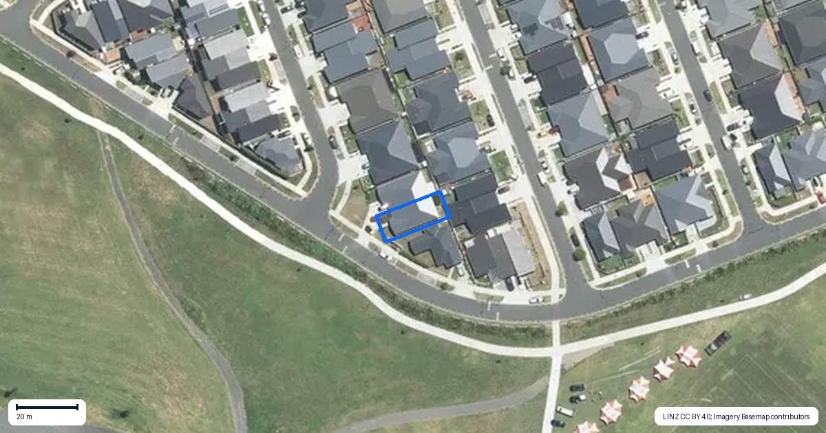 Property context map for 22 Mokopapa Street, Takanini, Auckland