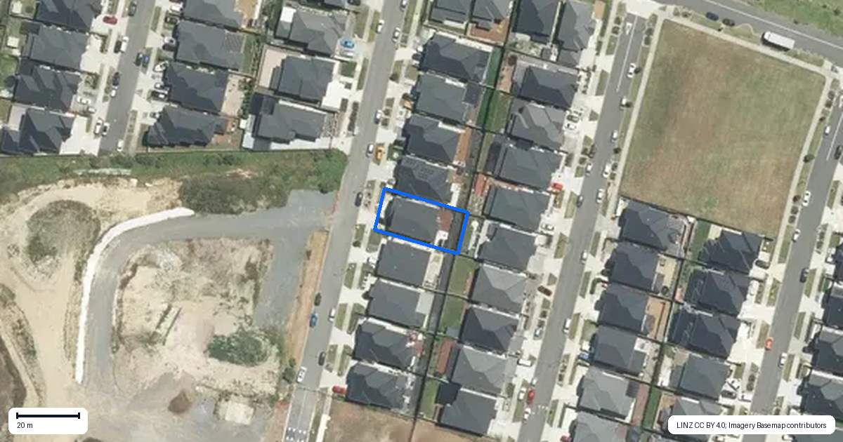 Property context map for 112 McQuoids Road, Flat Bush, Auckland