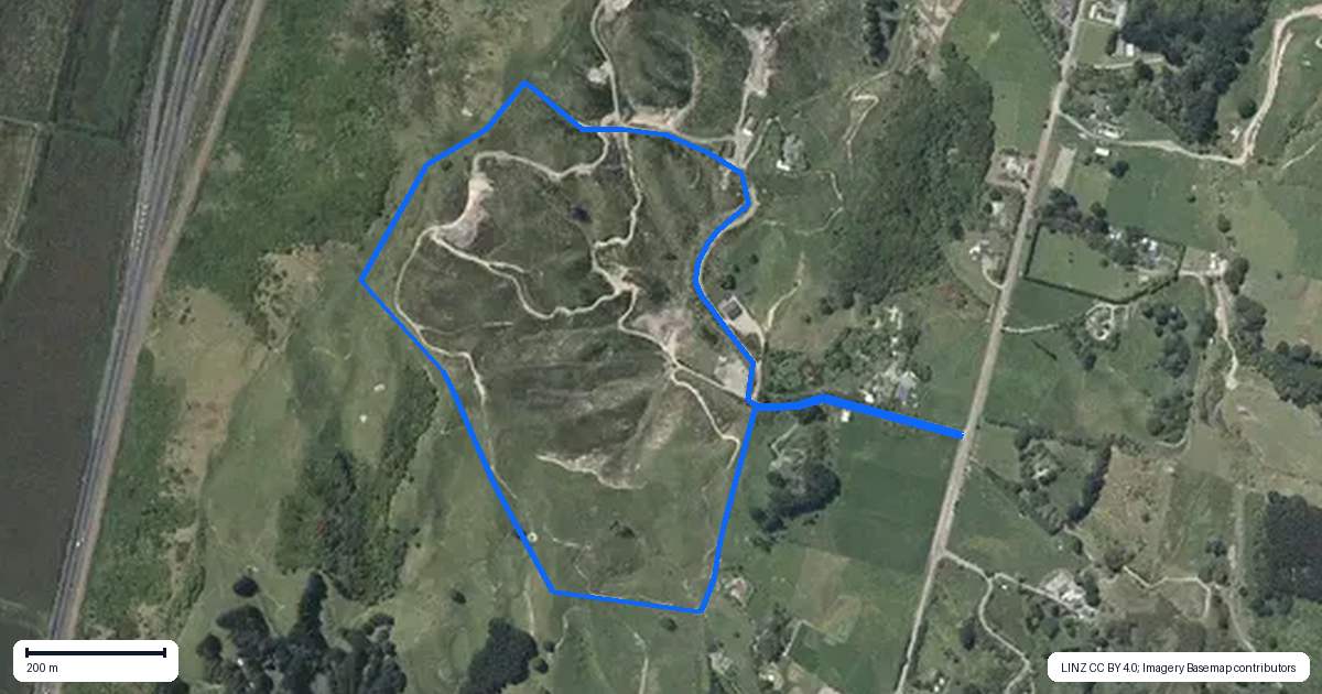 Property context map for 330 Valley Road, Paraparaumu