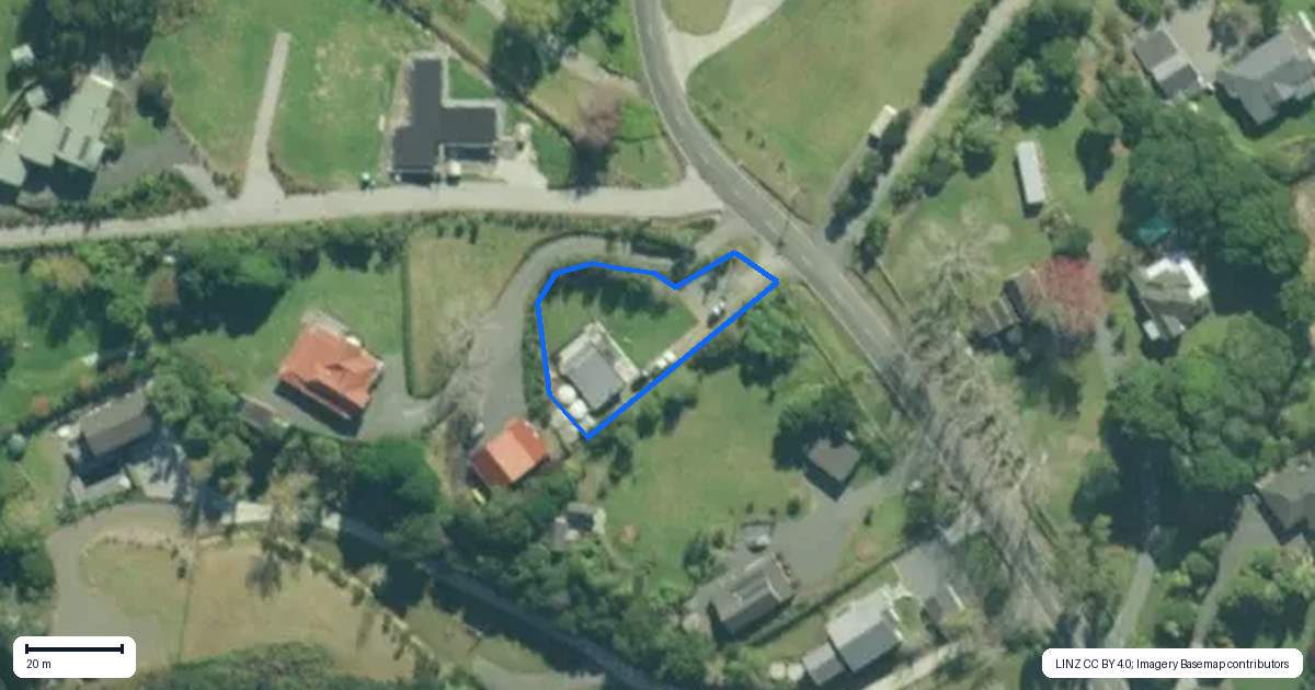 Property context map for 63A Old Waipu Road, Mangawhai