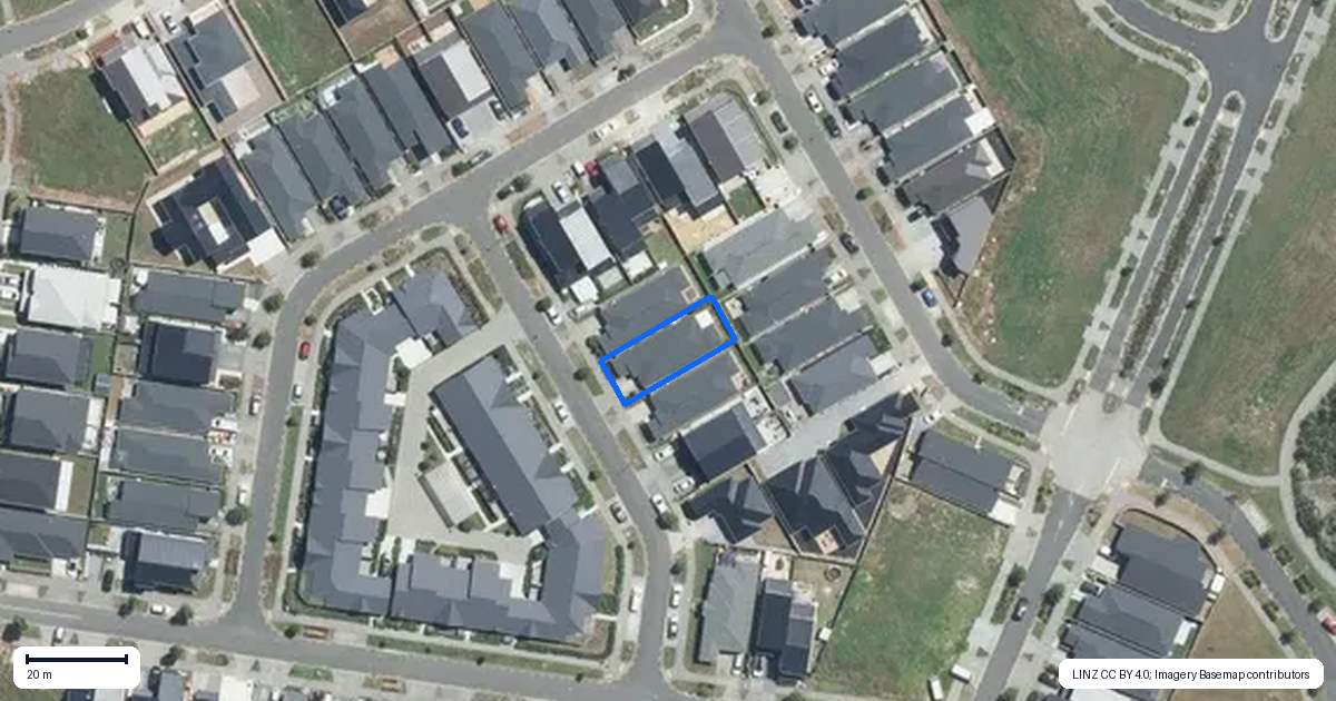 Property context map for 9 Aho Lane, Karaka, Papakura