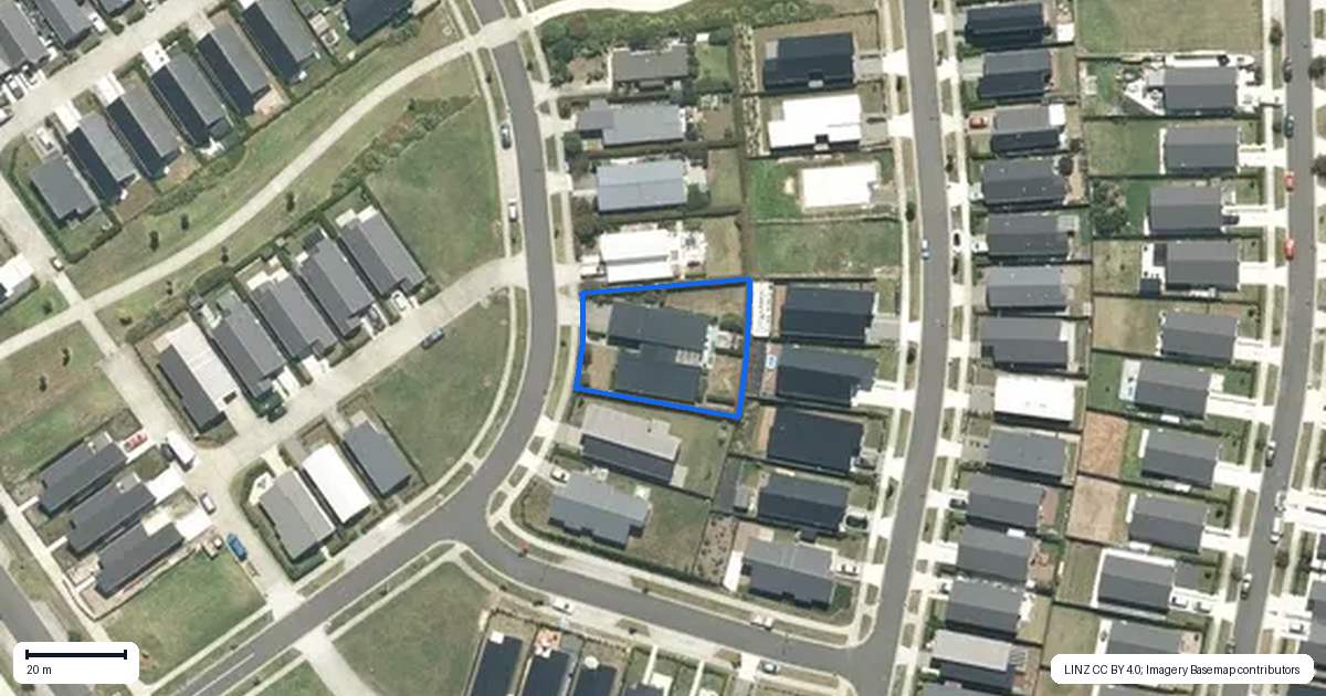 Property context map for 10 Crake Street, Te Kauwhata