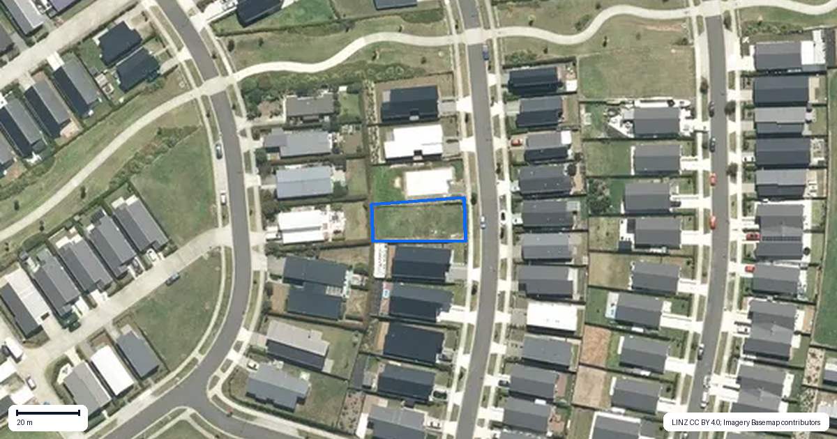 Property context map for 17 Pourewa Street, Te Kauwhata