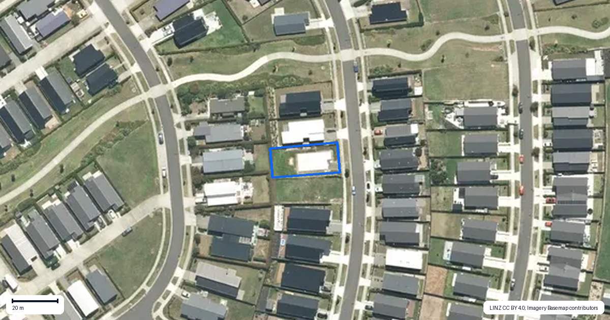 Property context map for 19 Pourewa Street, Te Kauwhata