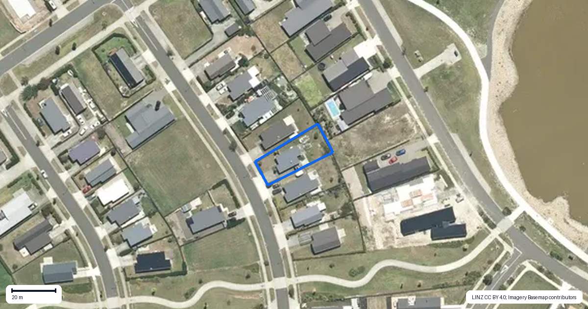 Property context map for 54 Bittern Road, Te Kauwhata