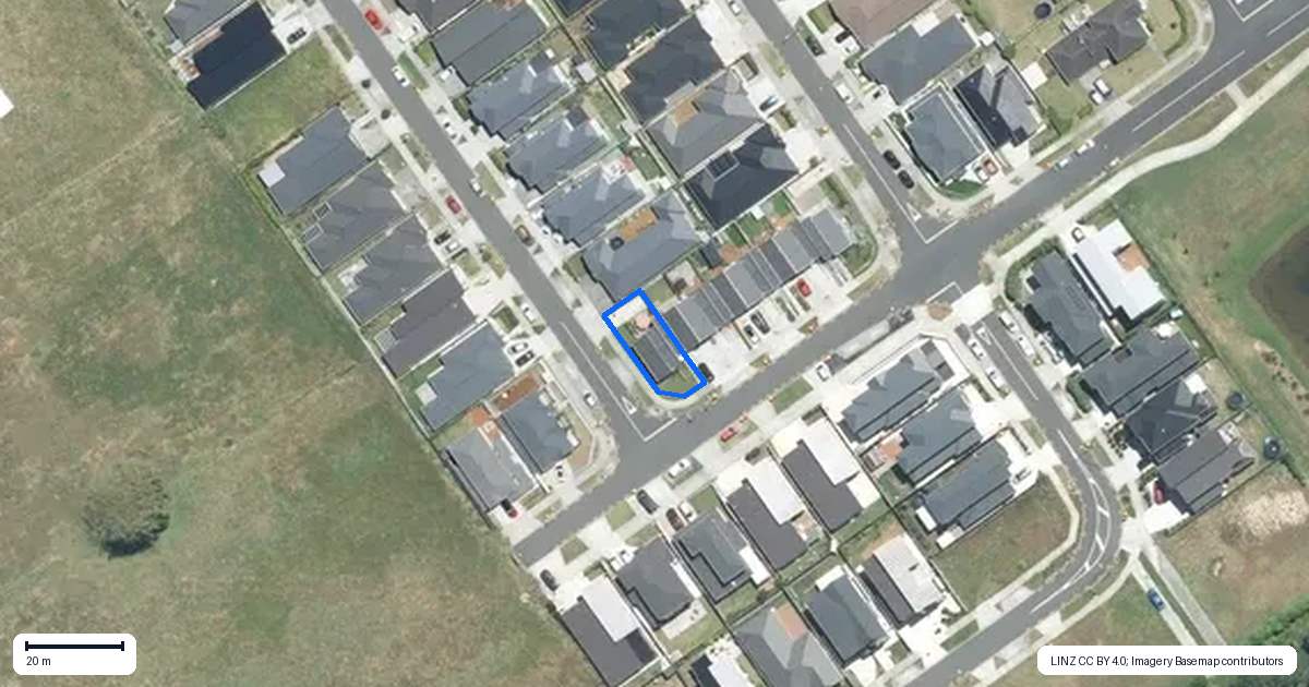 Property context map for 1 Exmoor Road, Karaka, Papakura