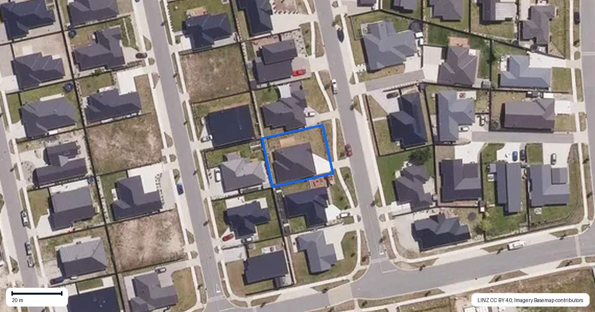 Property context map for 6 Searle Drive, Cromwell