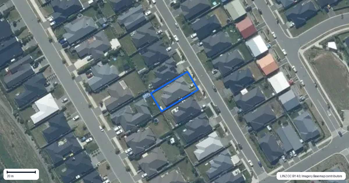 Property context map for 26 Chesney Drive, Rolleston