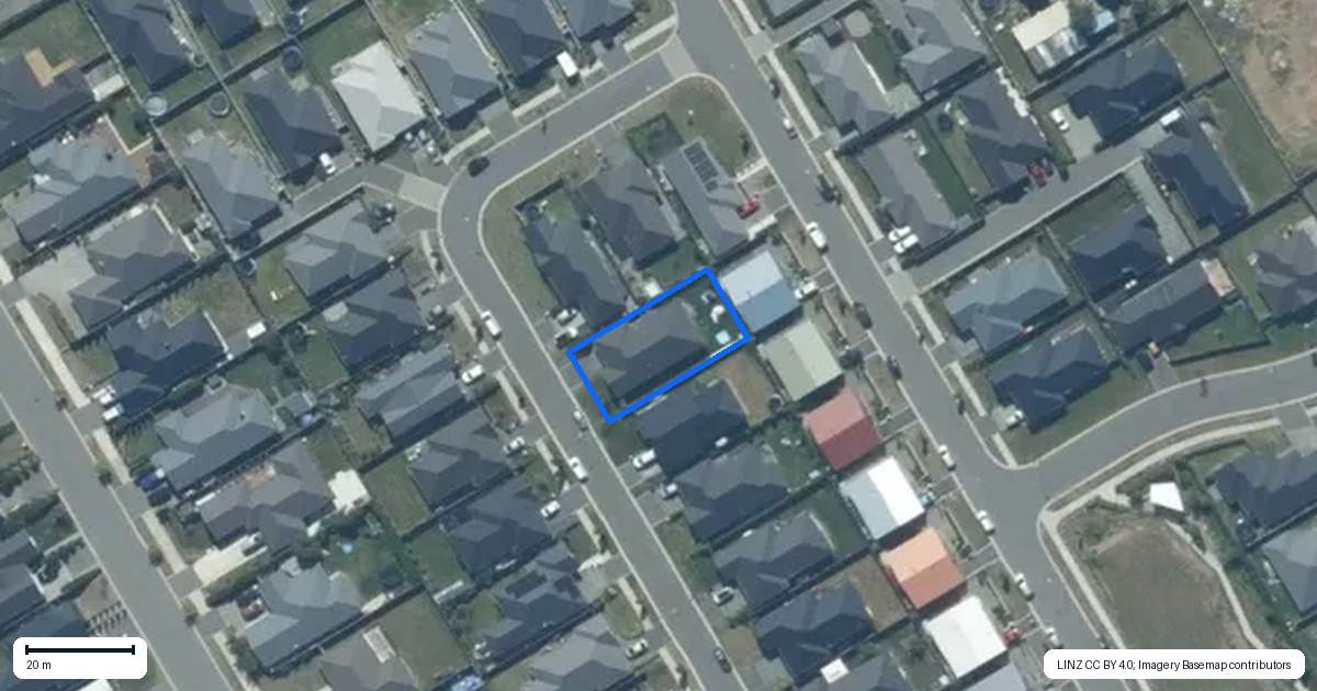 Property context map for 7 Chesney Drive, Rolleston