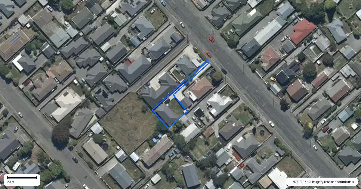 Property context map for 36A Neill Street, Hornby, Christchurch