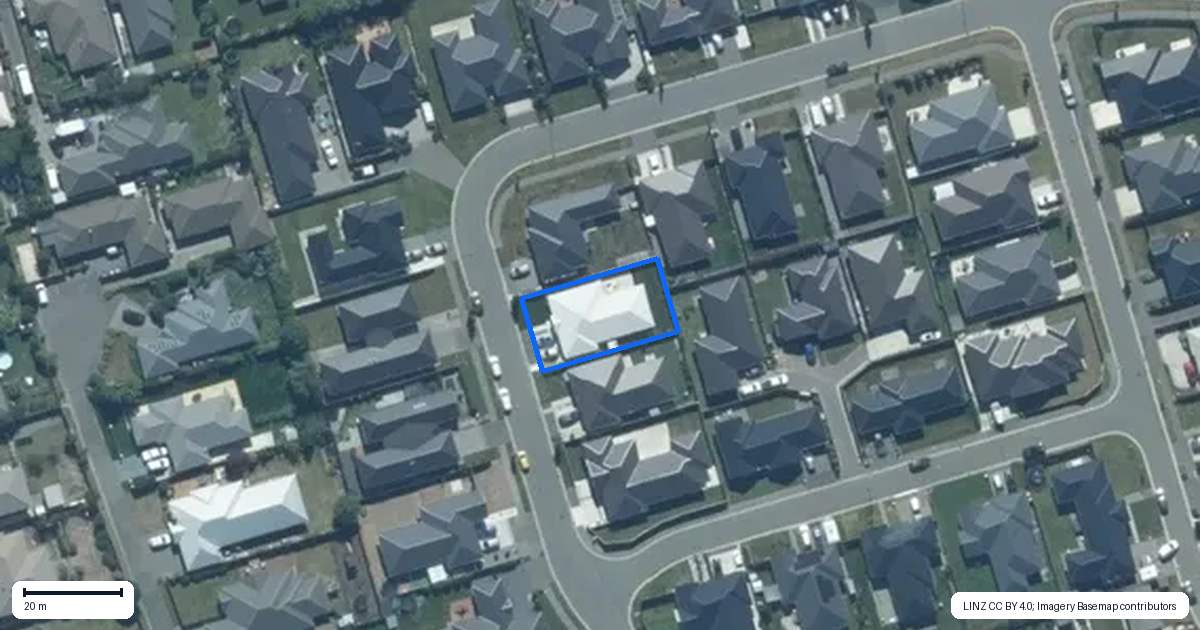 Property context map for 17 Lewis Crescent, Rolleston