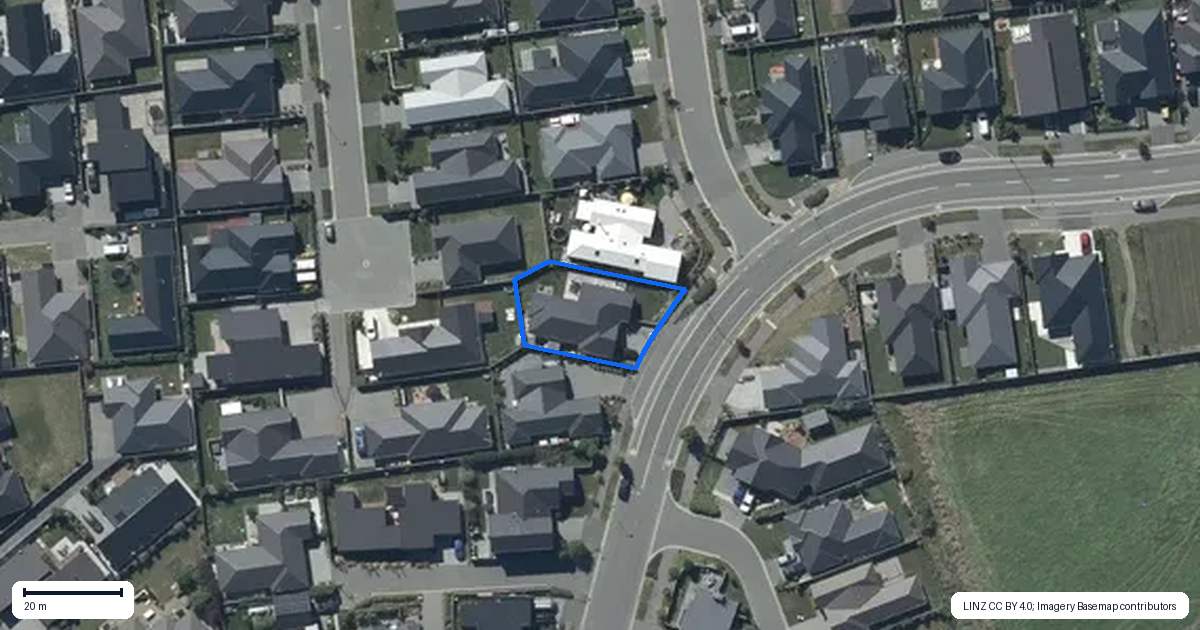 Property context map for 73 Muirhill Street, Halswell, Christchurch