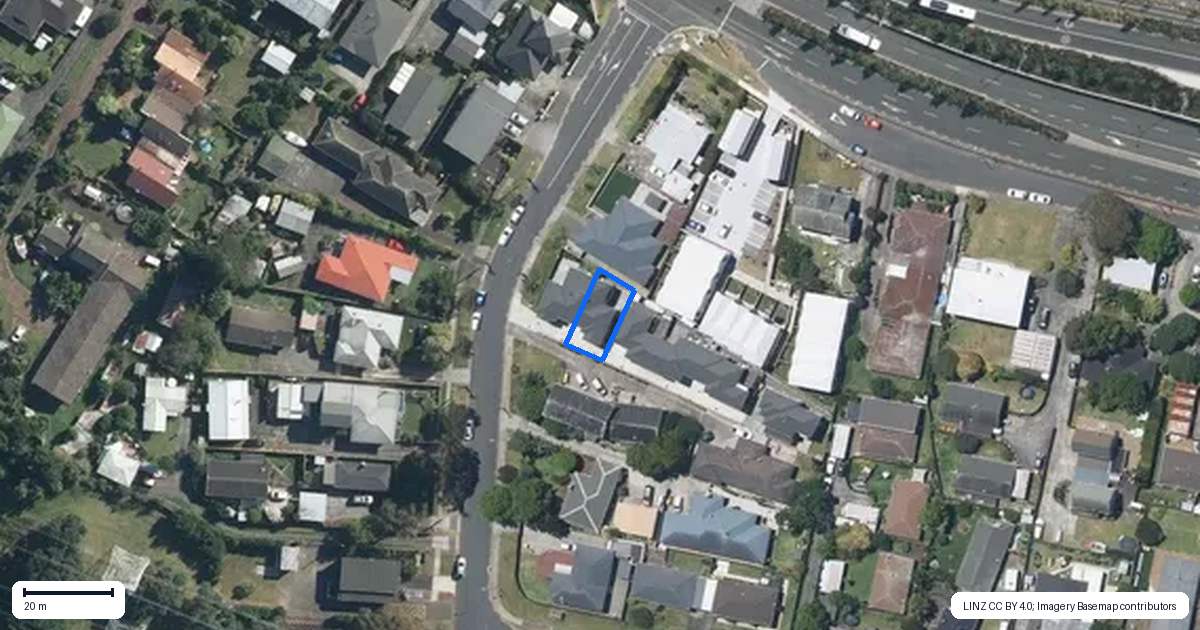 Property context map for 2B Millen Avenue, Pakuranga, Auckland