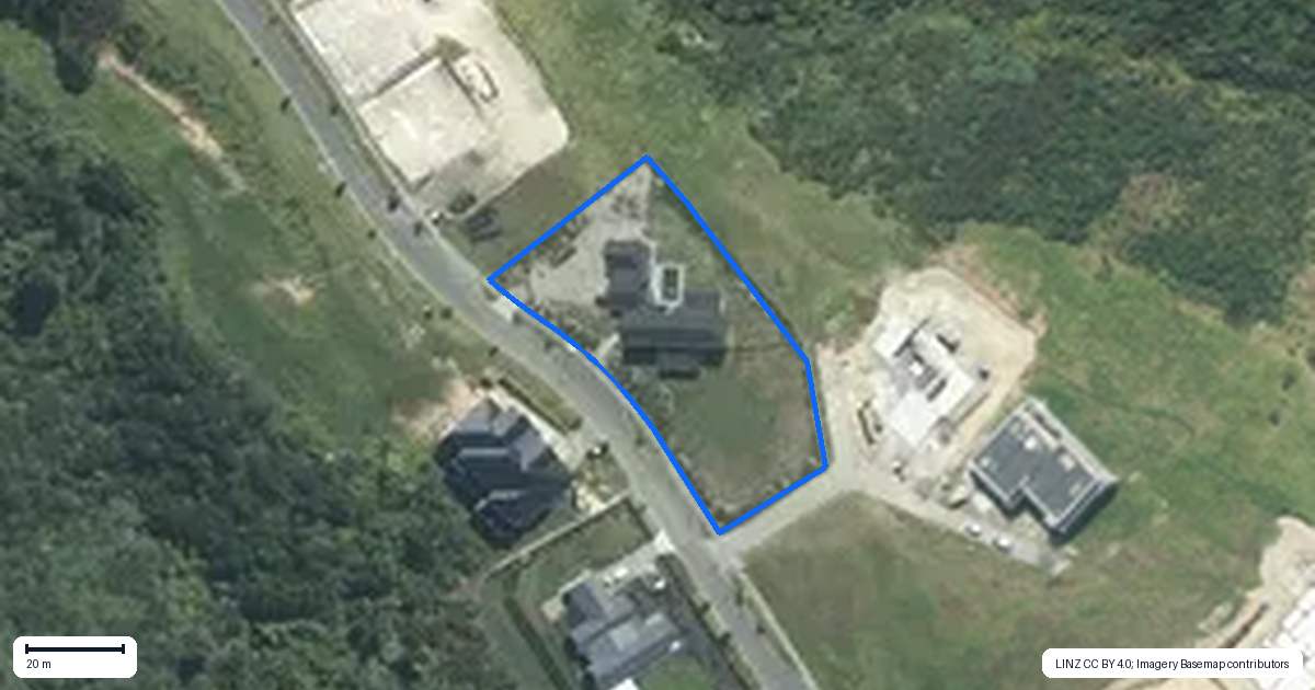 Property context map for 9 Ridgelea Road, Long Bay, Auckland
