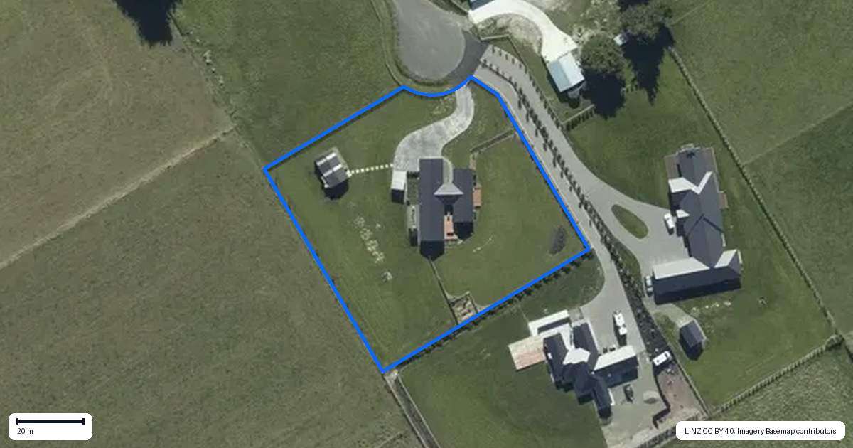 Property context map for 18 Ashgrove Lane, Ashhurst