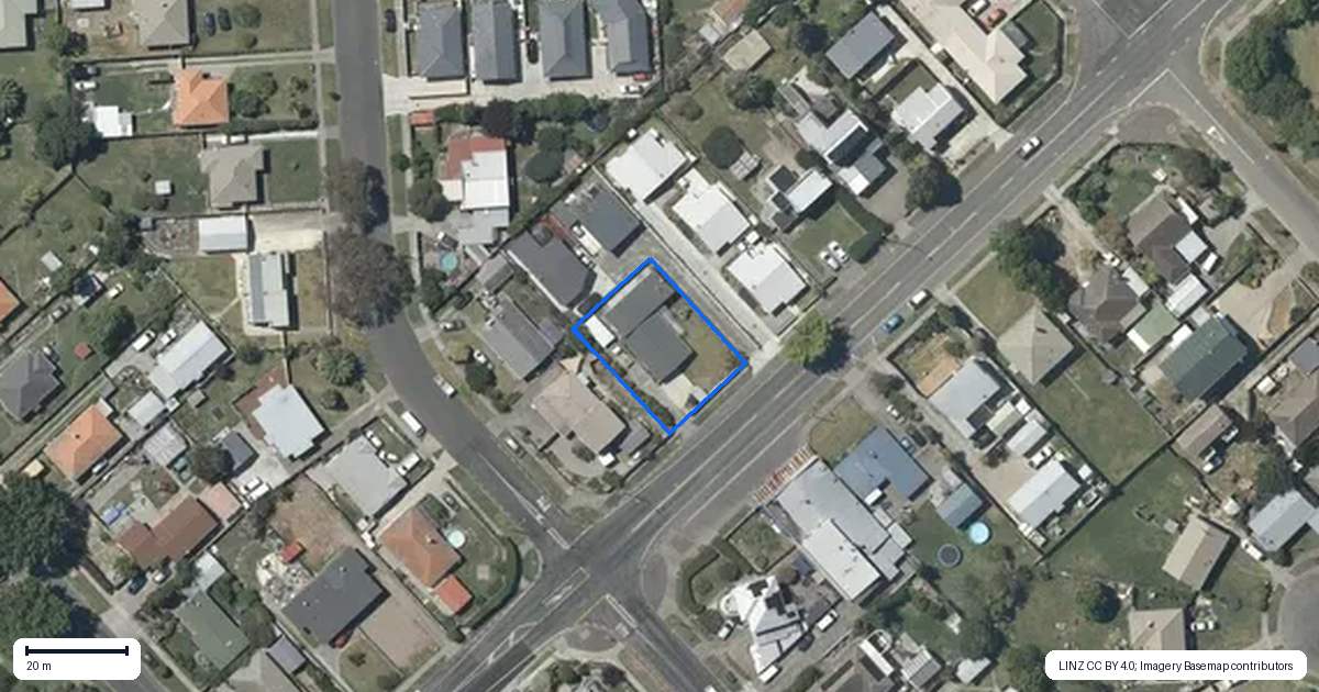 Property context map for 103 Latham Street, Marewa, Napier